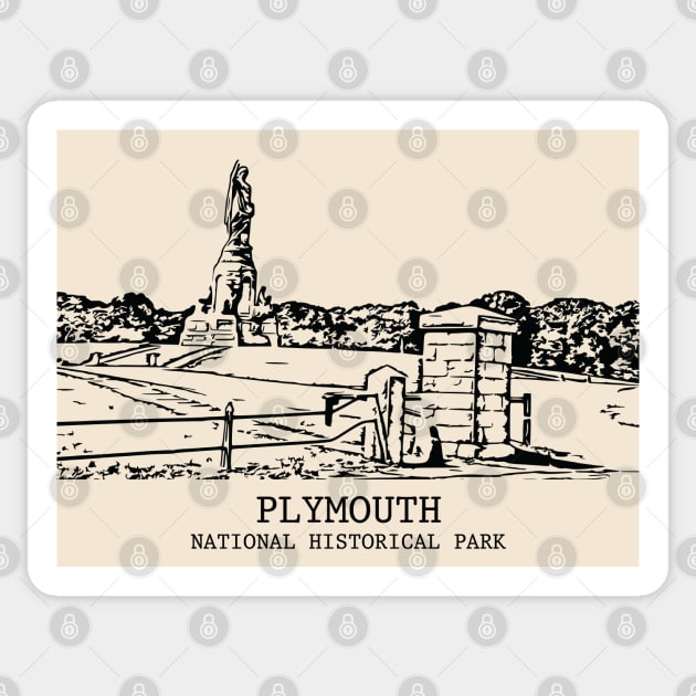 Plymouth National Historic Park Sticker by Lakeric